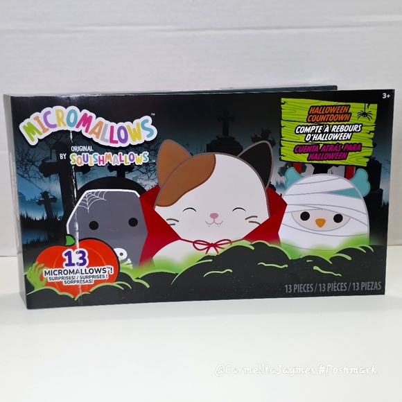 MicroMallow 13 Day MYSTERY Advent Calendar Halloween 2025 Squishmallows NWT - Picture 1 of 12